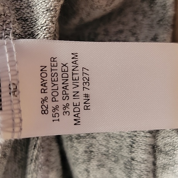 So Size S Marled Gray Knit Open Front Waterfall Cardigan Sweater, GUC - Picture 11 of 11